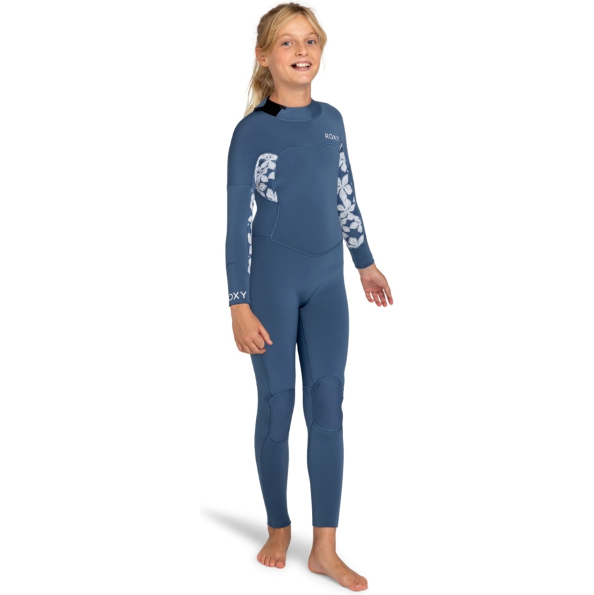 2026 Roxy Junior Swell Series 3/2mm R&uuml;ckenrei&szlig;verschluss Neoprenanzug ERGW103055 - Wild Wind Drifter Floral